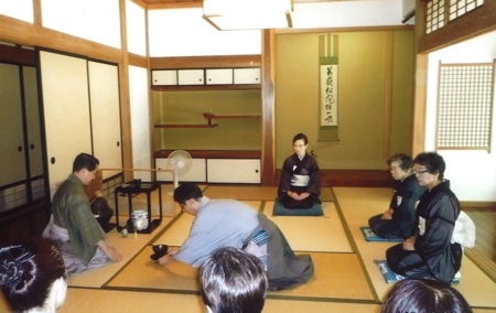天目茶碗でお点前
