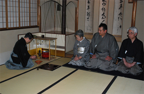 家元による大福茶の点前