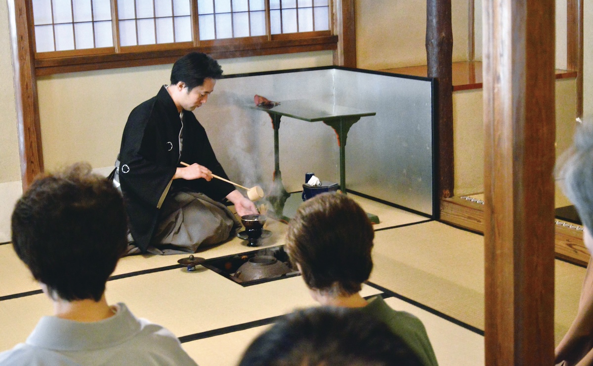 家元による供茶