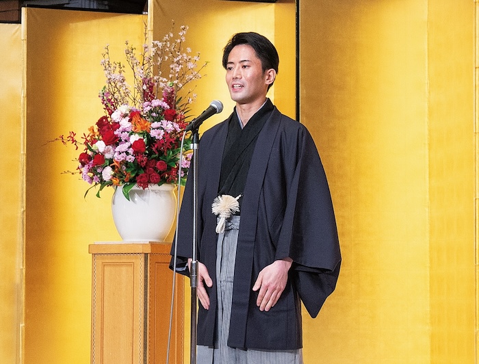 新柳斎宗雪家元の挨拶