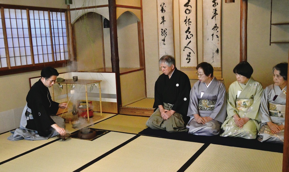 家元による大福茶の点前